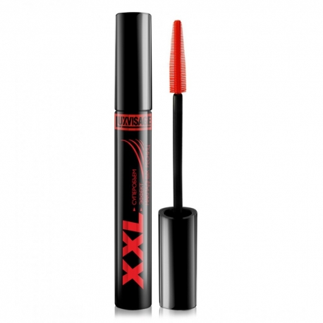 Blakstienų tušas (superapimtis - priaugintų blakstienų effektas XXL) 9 g "Lux visage"