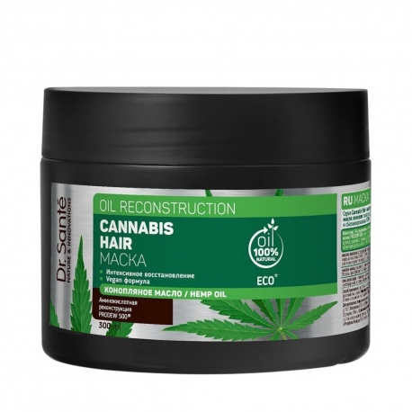 Kaukė plaukams "Cannabis Hair" 300 ml "Dr. Sante"