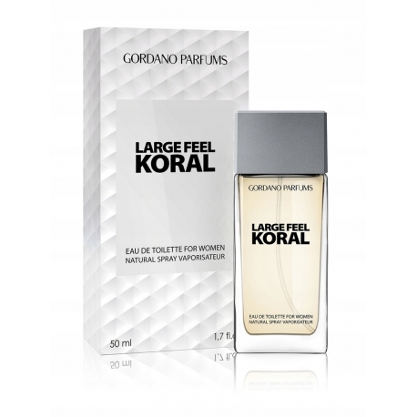 Tualetinis vanduo moterims "Large Feel Koral" 100 ml "Gordano Parfums"