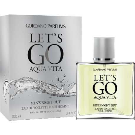 Tualetinis vanduo vyrams "Let's Go Aqua Vita" 100 ml "Gordano Parfums"