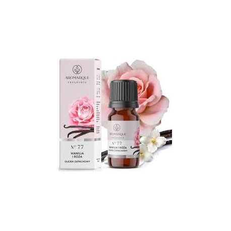 Vanilės ir rožės kvapnusis aliejus 12 ml "Aromatique"