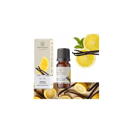Vanilės ir citrinos kvapusis aliejus 12 ml "Aromatique"Nr.75