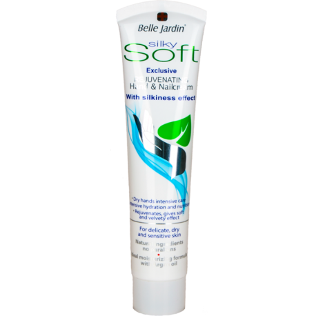 SOFT drėkinantis rankų kremas sausai ir jautriai odai su argano aliejumi 125 ml "Belle Jardin"