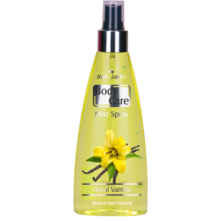Parfumuotas kūno purškiklis be spirito, su vanile 180 ml "Belle Jardin"