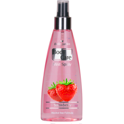 Drėkinamasis parfumuotas kūno purškiklis be spirito, su braškėmis 180 ml "Belle Jardin"