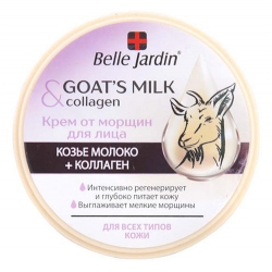 Veido kremas nuo raukšlių su ožkos pienu ir kolagenu 200 ml "Belle Jardin"