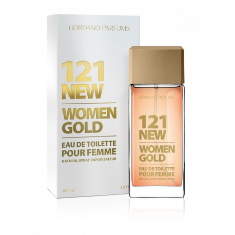Tualetinis vanduo moterims "121 New Women Gold" 100 ml "Gordano Parfums"