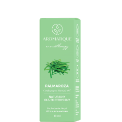 Palmarozų (imbierinių citrinžolių) eterinis aliejus 12 ml "Aromatique"