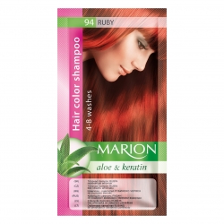 Dažomasis plaukų šampūnas 40 ml "Marion" (Spalva Nr. 94 rubino)