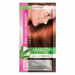 Dažomasis plaukų šampūnas 40 ml "Marion" (Spalva Nr. 95 kaštono)