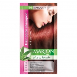 Dažomasis plaukų šampūnas 40 ml "Marion" (Spalva Nr. 96 mahagonio)