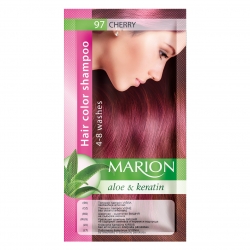Dažomasis plaukų šampūnas 40 ml "Marion" (Spalva Nr. 97 vyšnia)